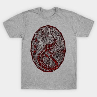 Glass Dragon - Red Brand T-Shirt